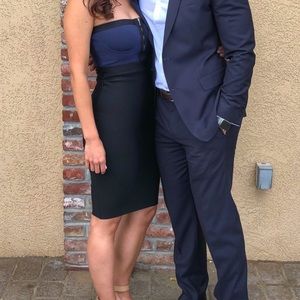 ✨SALE✨ Bebe Zip front Midi dress